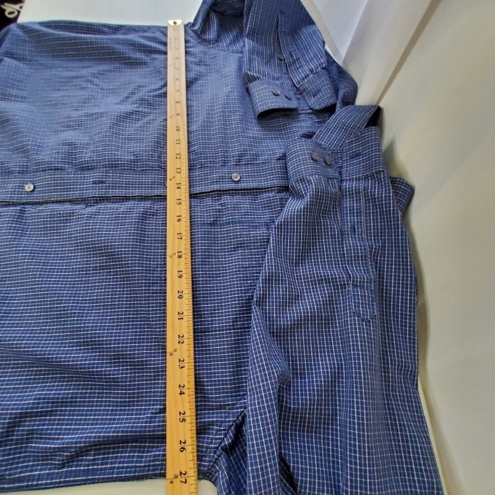 5.11 Tactical Plaid Long Sleeve Shirt Size XL Concealed Pocket Cotton Button-up - Picture 8 of 13